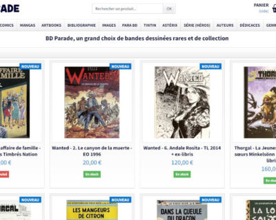 BD Parade, Bandes dessinées rares et de collection