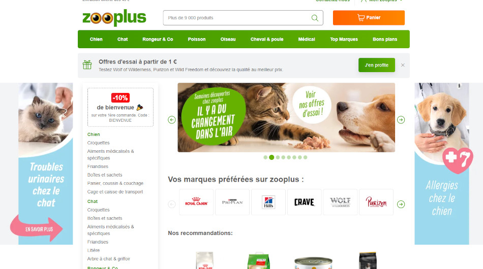 Zooplus, animalerie en ligne